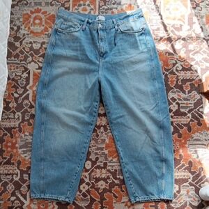 NWOT Zara Barrel Jeans